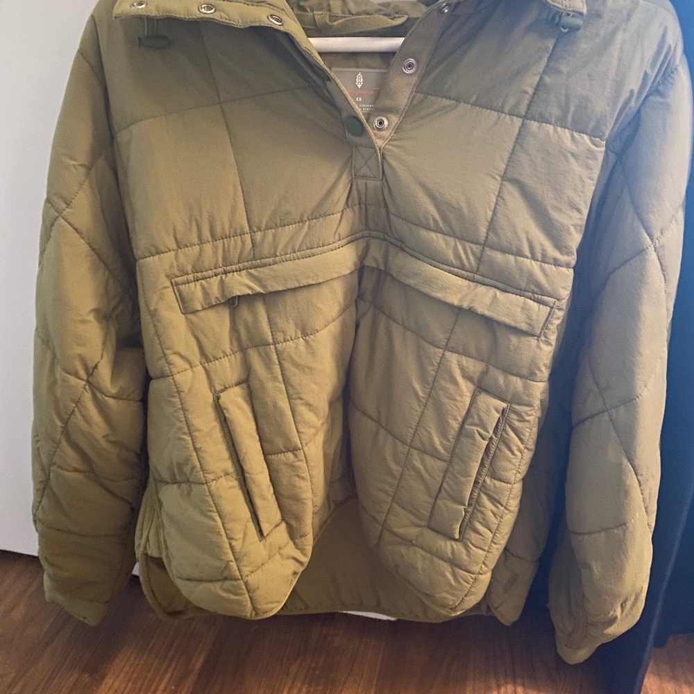 Free People Movement Pipa pullover olive green